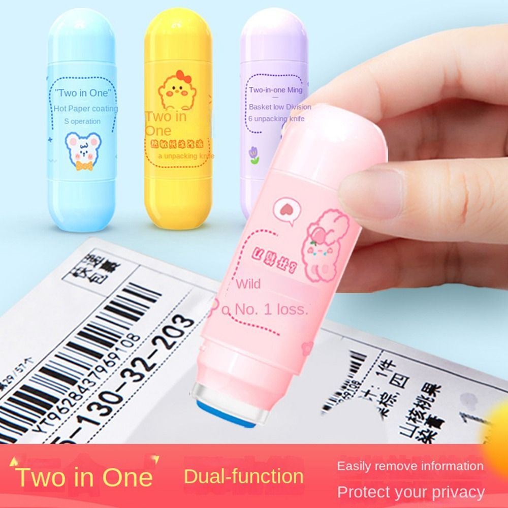 Eliminator Security Information Stamp Confidentiality Seal Express Marker Thermal Paper Correction Fluid Thermal Paper