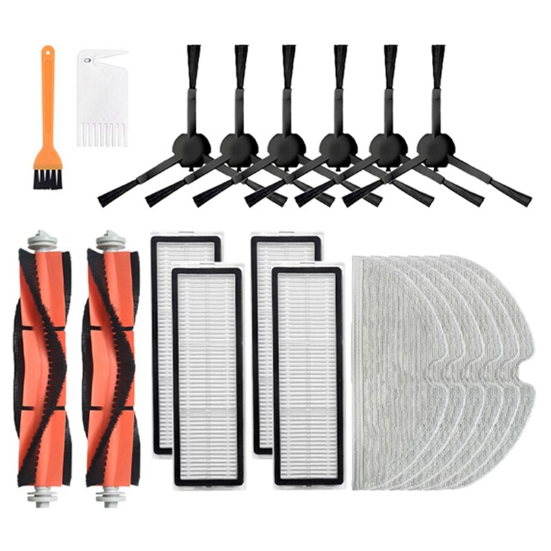 Mop Cloth HEPA Filter Side Brush Main Brush For Xiaomi Mijia 1T STYTJ02ZHM Vacuum Cleaner Robot Spare Parts Kit