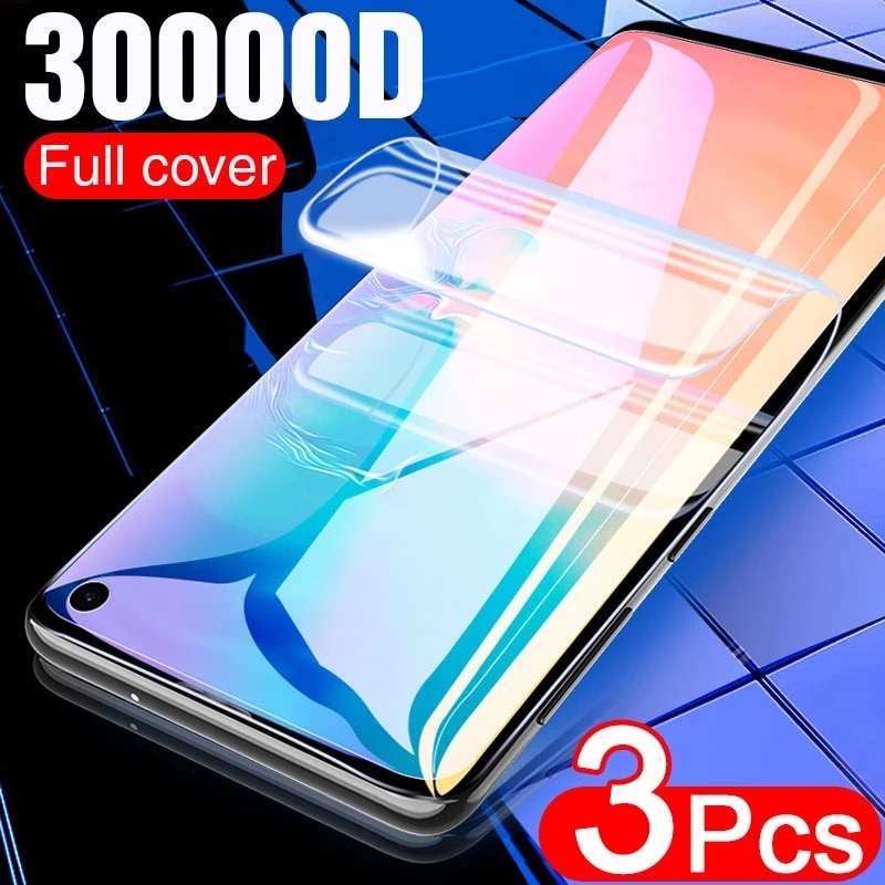 3Pcs Screen Protectors for Samsung Galaxy S21 S20 S22 Ultra FE Note 20 9 8 10 S6 S7 S8 S9 S10 Plus Protective Film