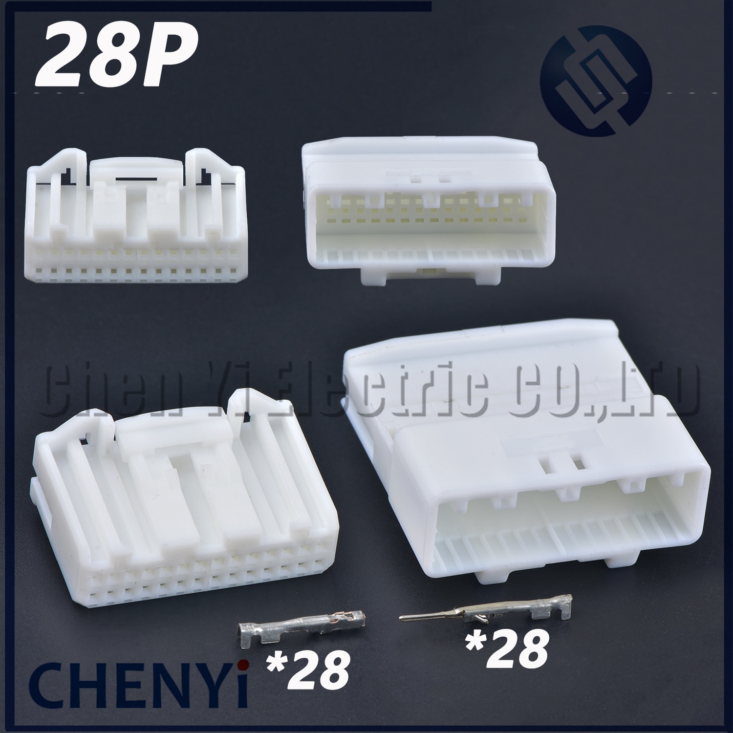 1set 28 Pin Automotive Audio Navigation Rearview Wiring Harness Connector Socket Auto Plug 1565380-1 1565377-1 for Nissan Toyota