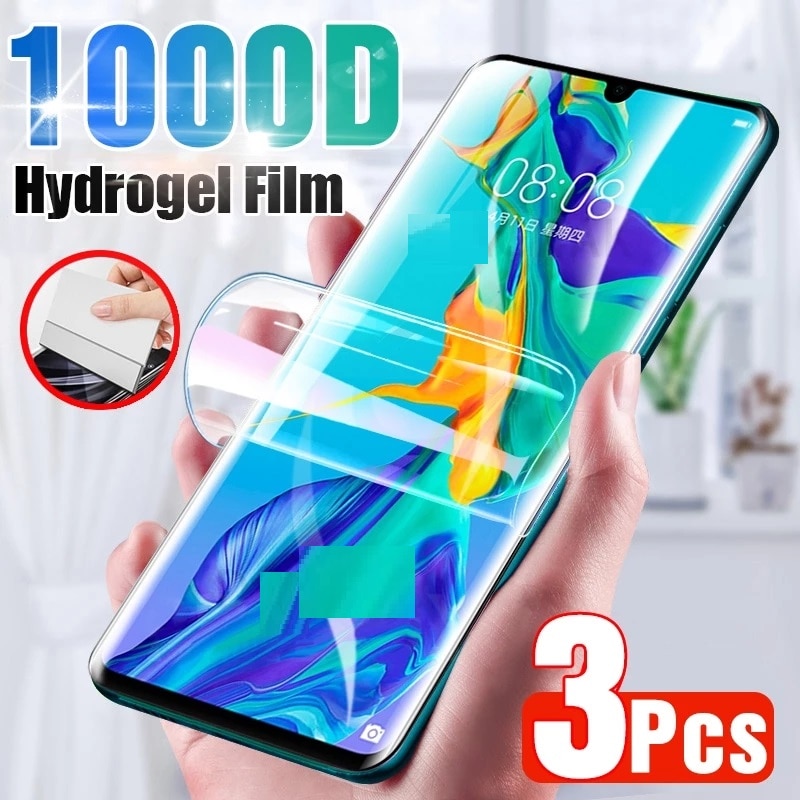 3Pcs Hydrogel Film Screen Protector For Huawei P50 P30 P40 Pro P20 Lite P10 Screen Protector For Mate 50 20 30 40 Pro Not Glass