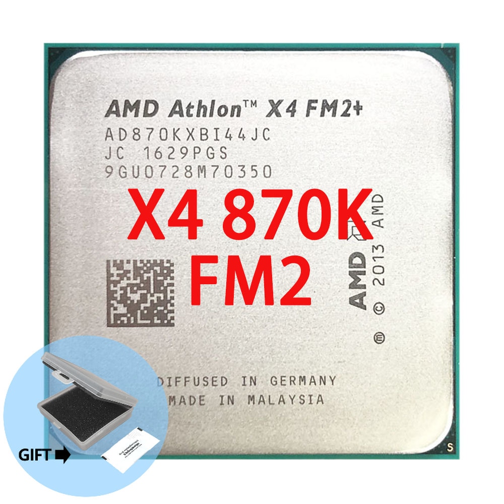 AMD Athlon X4 870K X4 870 K X4 870 3.9 GHz Quad-Core CPU Processor AD870KXBI44JC Socket FM2+
