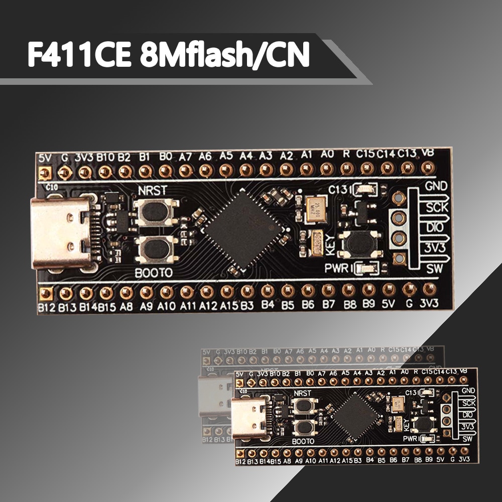 STM32F411CEU6 STM32F411 STM32F4 V3.1 Learning Board Micropython PYBoard Arduino BlackPill Development 512KB Flash 128KB