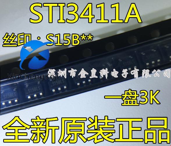 30pcs original new STI3411A printed S15BDL SOT23-5 step-down DC/DC