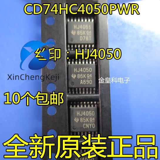 30pcs original new HJ4050 silk screen CD74HC4050PWR TSSOP-16 buffer