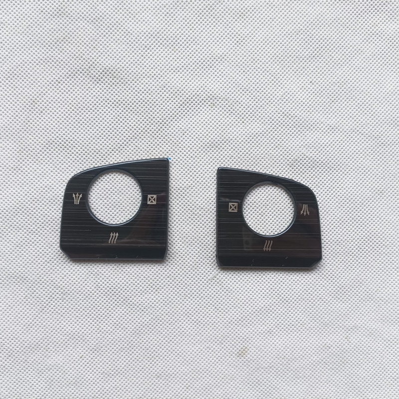 For Honda HR V HRV 2022 2023 Interior Accessories Car Styling Front Air Vent Adjust Knob Switch Bezel Cover Trim Metal Garnish