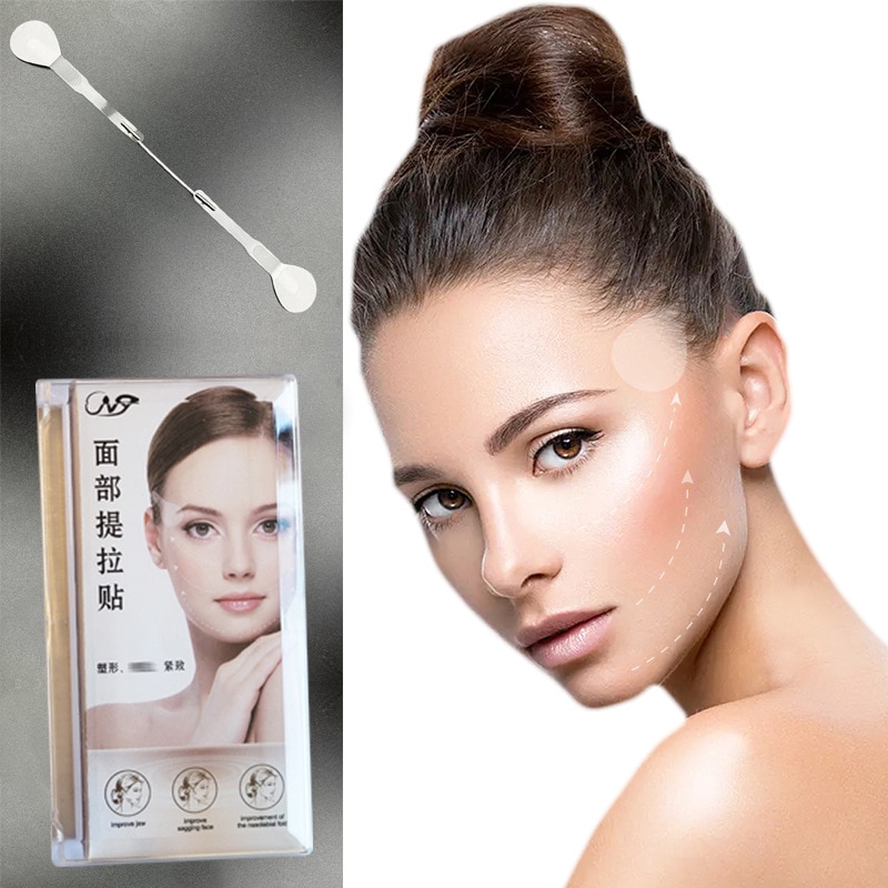 20/40/60PCS Instant Face Lift Tape Neck Eye Lift V Line Shape Tape Anti Wrinkle Facial Line Lifting Skin Sticker