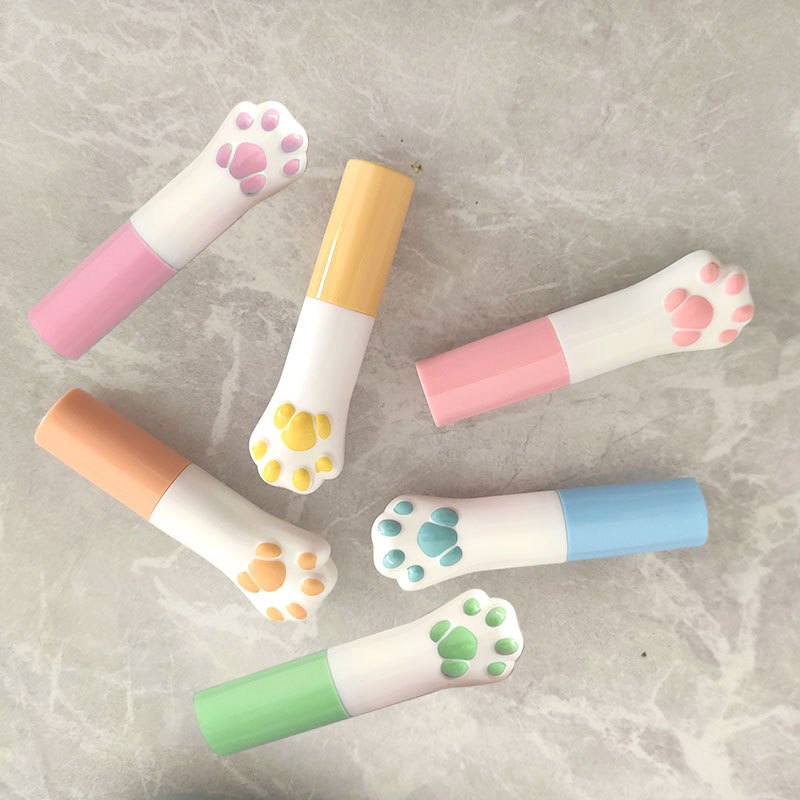 Cat Paw Lip Balm Tube DIY Lip Balm Containers Empty Cosmetic Containers Bottle