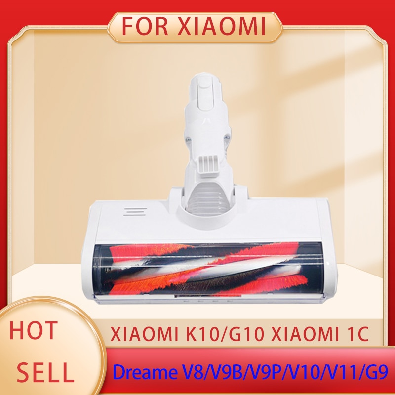 Electric Brush Head Roll Brush for Xiaomi Dreame V8/V9B/V9P/V10/V11/G9 Xiaomi K10/G10 Xiaomi 1C Vacuum Cleaner Parts