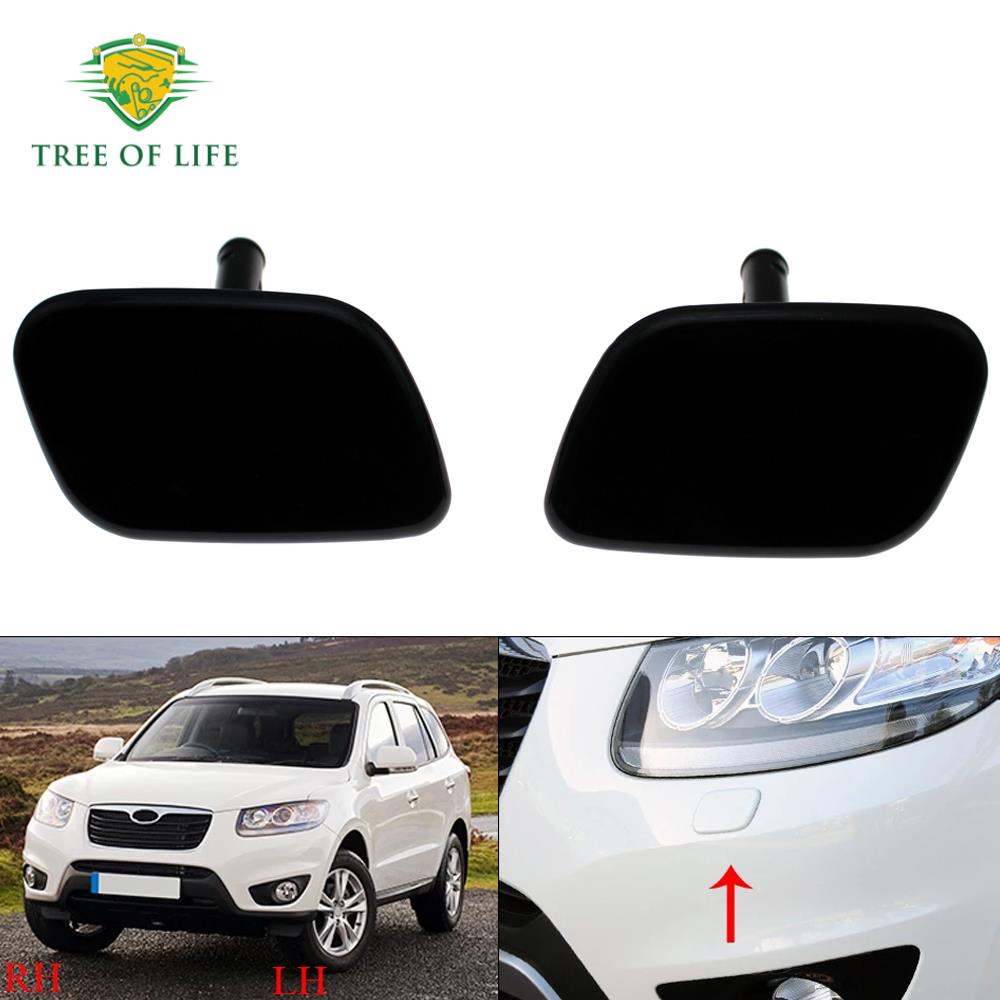Front HeadLight Lamp Washer Cylinder Spray Nozzle Jet Cap Cover For Hyundai Santa Fe MKII 2009-2012 98690-2B500 98680-2B500