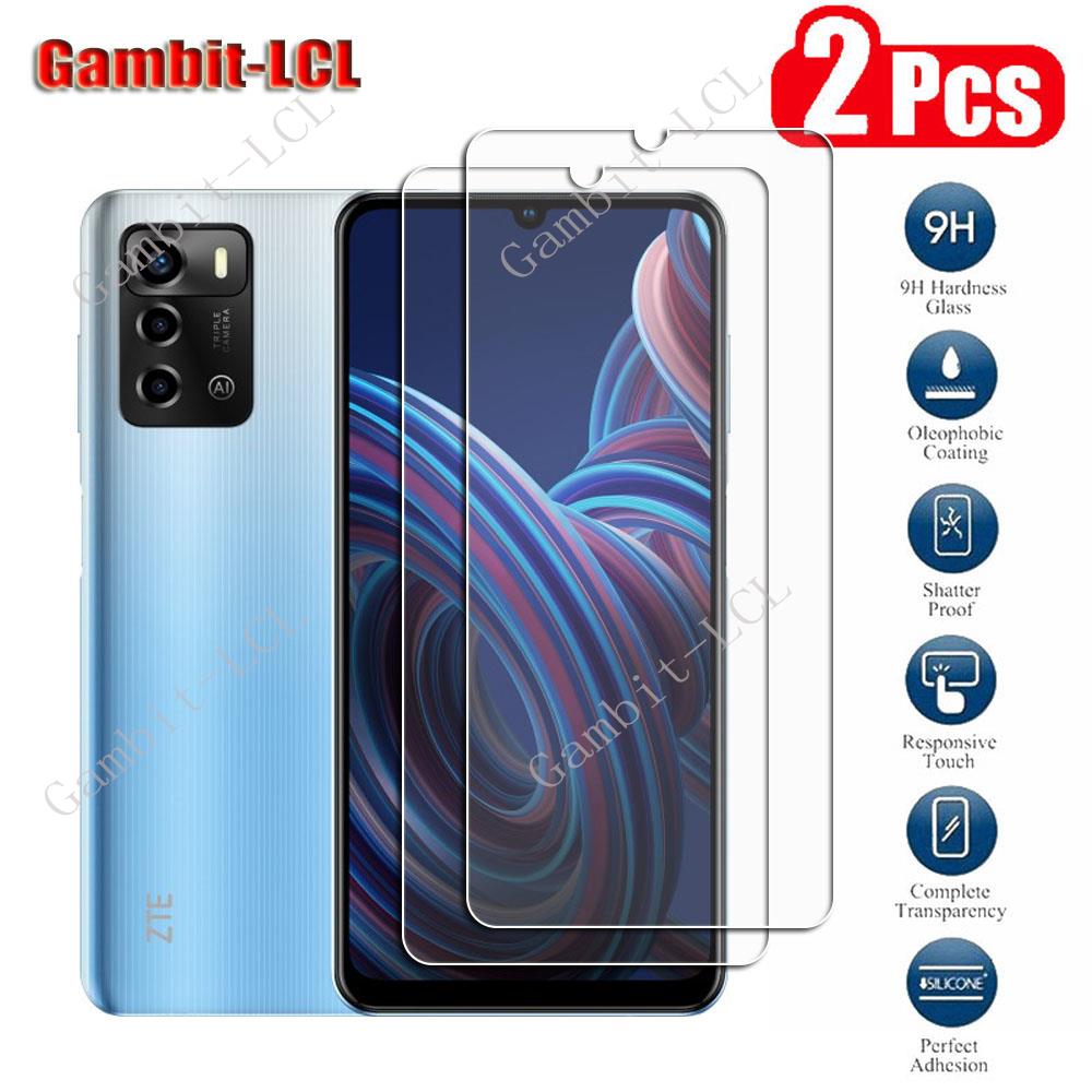 2PCS Original Protection Tempered Glass For ZTE Blade A72 5G 6.52" BladeA72 Voyage 30 30S Screen Protective Protector Cover