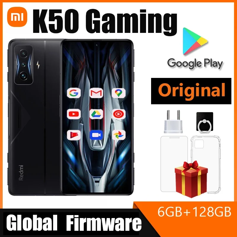 Global Firmware xiaomi redmi k50 gaming 5G smartphone Qualcomm Snapdragon 8 Gen1 64MP Side fingerprint 6.67“120Wused phone