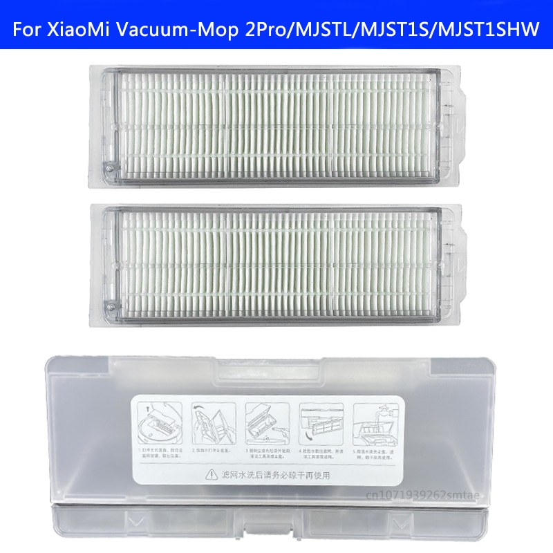 Original Dust Box For XiaoMi Mi Robot Vacuum-Mop 2 Lite / 2 Pro / MJSTL / MJST1S / MJST1SHW / BHR5044EU Filter HEPA Parts