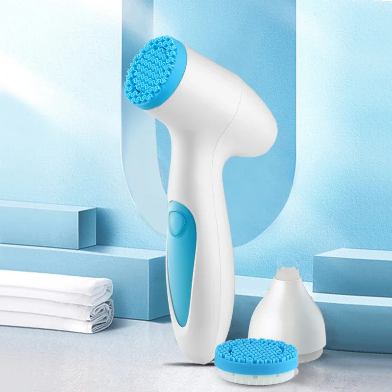 Free Shipping Facial Cleansing Instrument Pore Cleaner Spa Machine Electric Silicone Cleansing Instrument