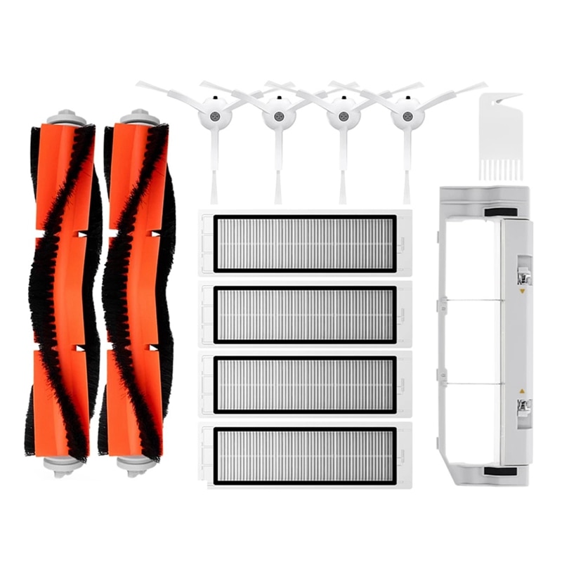 For Xiaomi Mi Robot Vacuum Cleaner 1St Gen / 2 / 1S, SDJQR01RR SDJQR02RR Roborock E4 E5 S4 Max Main Side Brush Filter