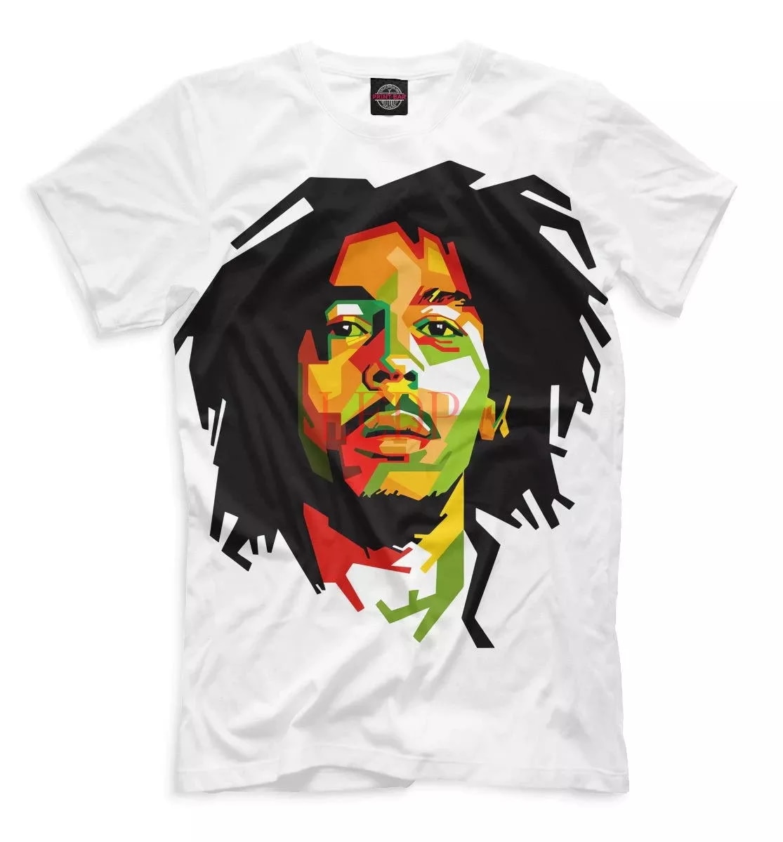 Colorful Bob Marley T Shirt 100% Cotton Shirt Men's and Women's Sizes