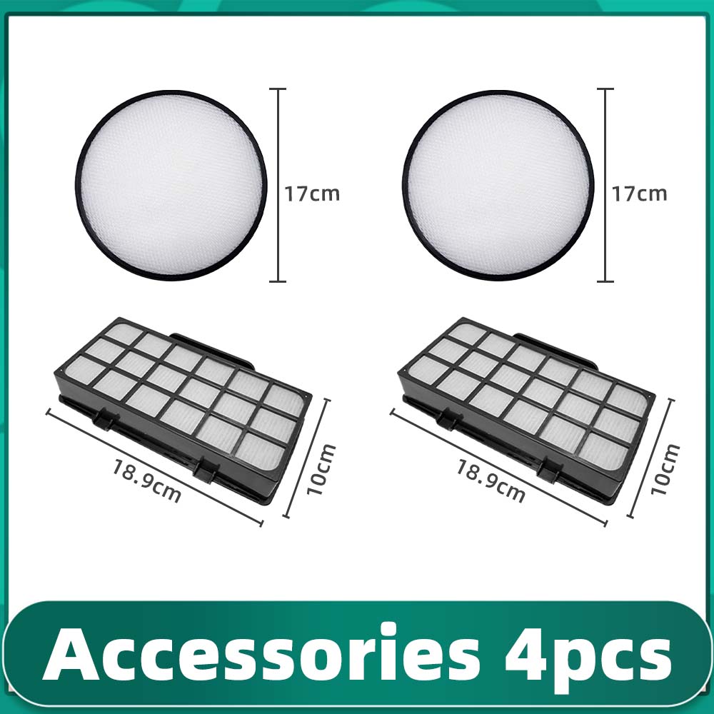 For Rowenta RO7611 / RO7623 / RO7634 / RO7647 / RO7663 / RO7676 / RO7681 / TW7621 / TW7647 Outlet Inlet Hepa Filter Spare Part