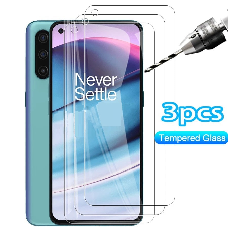 3PCS Tempered Glass For OnePlus 9 RT 9R 9RT 7T 8T ACE 10R 10T Screen Protector For OnePlus Nord 2 2T N200 N10 CE 2 Lite 5G Glass