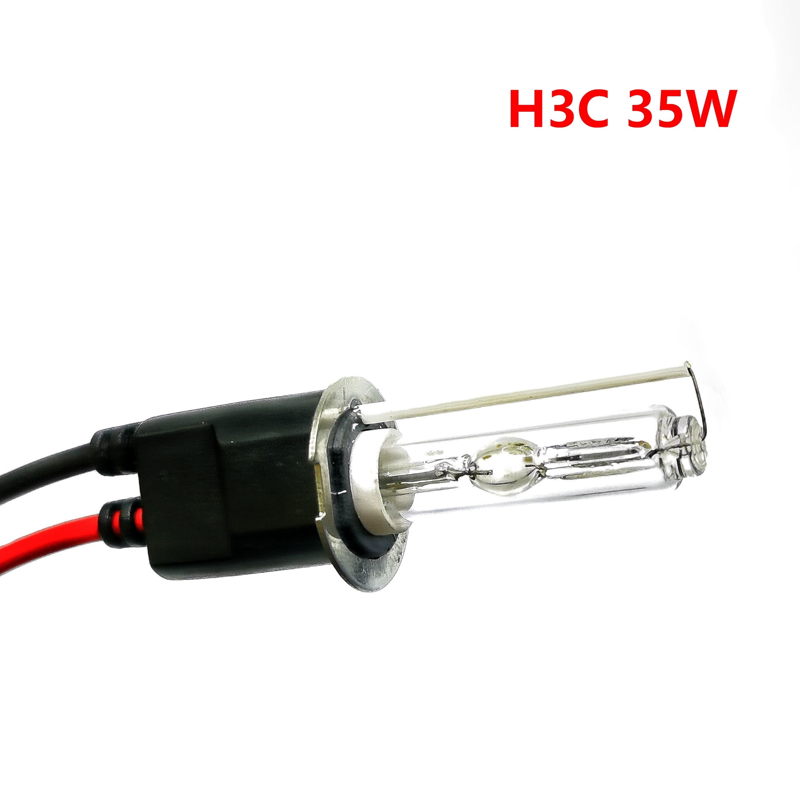 High Quality Short Glass 35W H3C Xenon Bulbs 6000K 4300K 3000LM 12V Car HID Headlamps Auto Foglights