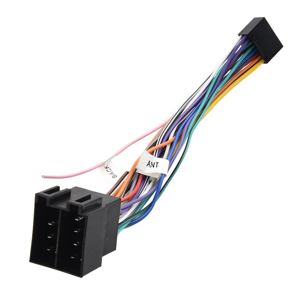 Practical Useful High Quality Universal 16P To ISO Accessories Connector Copper Wire Cable Male Plug To Female