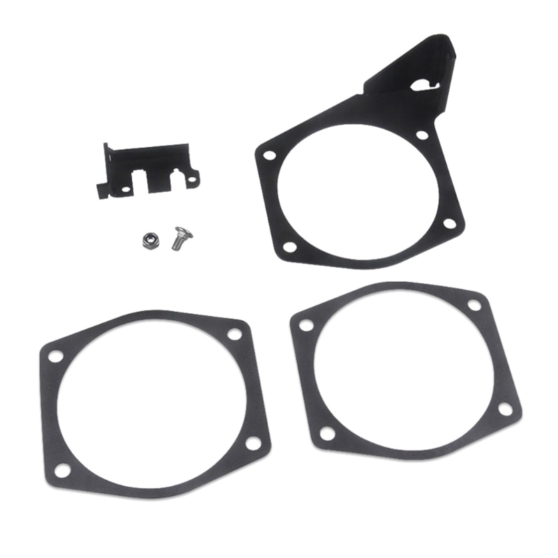 Compatible for LSX-LS LS1-LS2 LS3-LS6 LS7 Intake Throttle-Cable Bracket 4 Bolt Intake 92mm-102mm Replacement Accessories R2LC