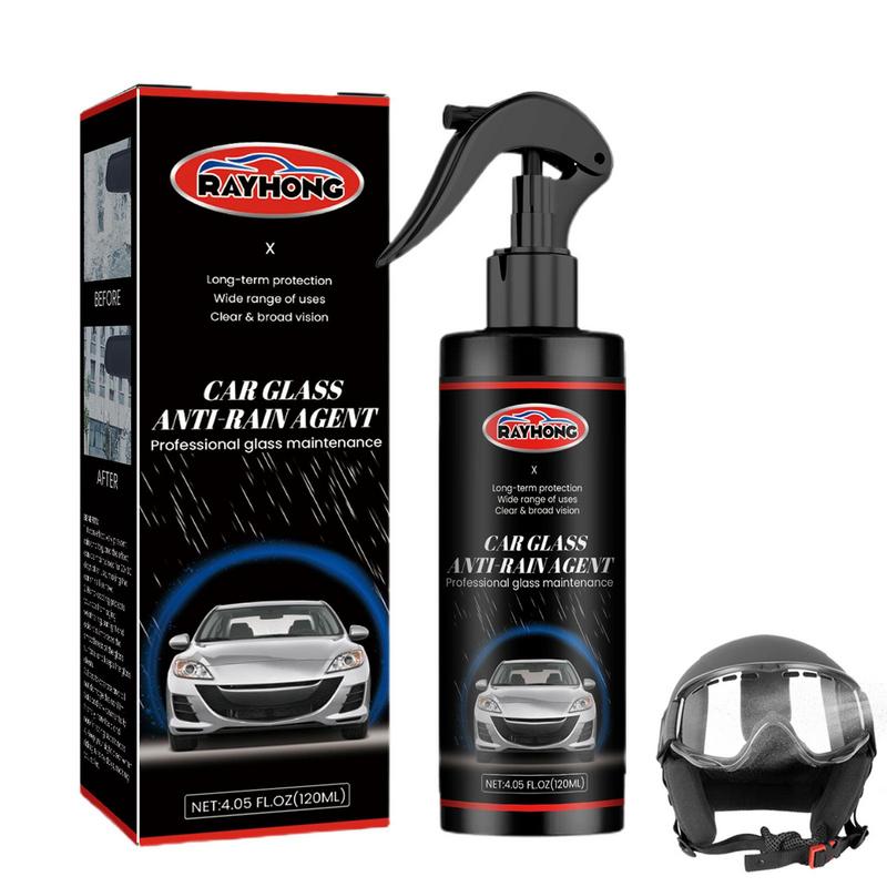 Car Glass Rainproof Spray Automotive Glass Rainproof Agent Anti Rain Film Spray For Car Windshield Window Mirror Invisible Water