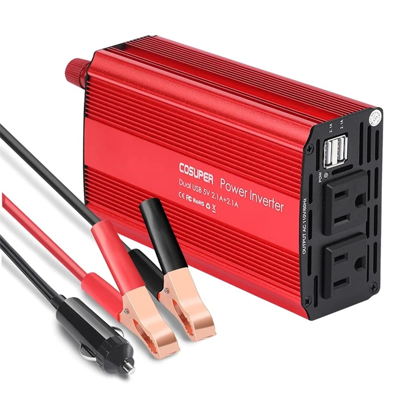 150W on-board Power Inverter Charger DC 12 V to 220 V AC Converter Mini-Car Power Supply Correction wave Inverter E12212