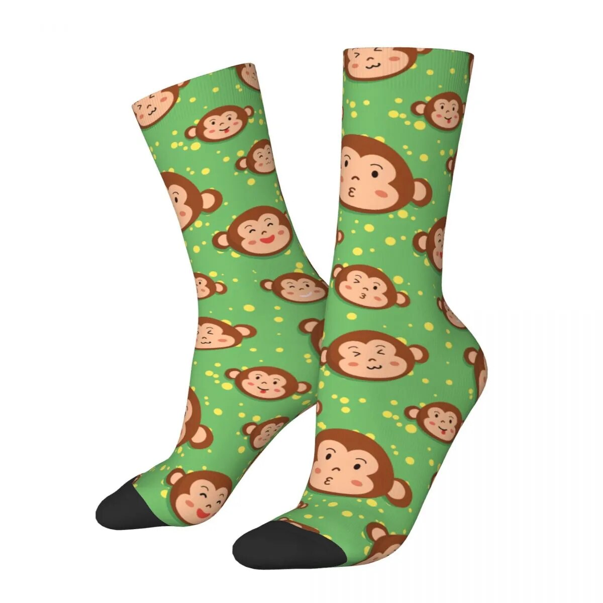 Fashion Men's Socks Casual Monkey Animal Sock Polyester Sport Women Sock Spring Summer Autumn Winter
