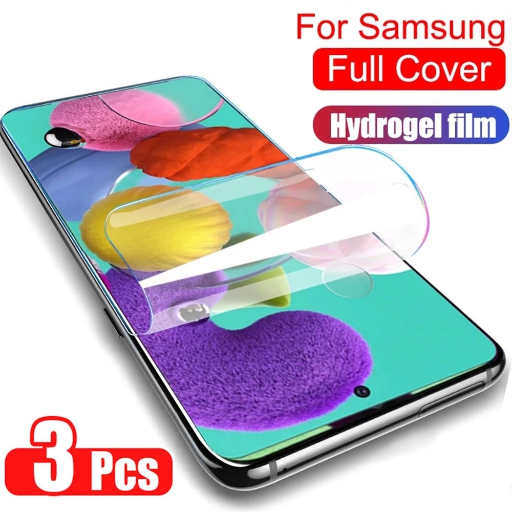 3PCS Hydrogel Film For Samsung Galaxy A51 A52 A32 A72 A42 A12 A22 A52S 5G Screen Protector for Galaxy A21S A71 A31 A41 A50 film