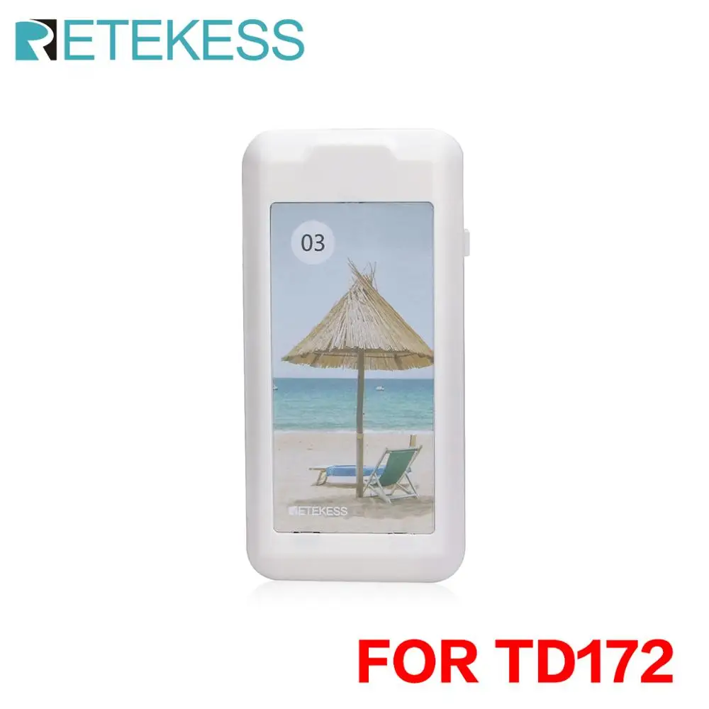 RETEKESS 1PC TD172 Wireless Coaster Pager Restaurant Calling System Queue Management Portable Restaurant Management Tool