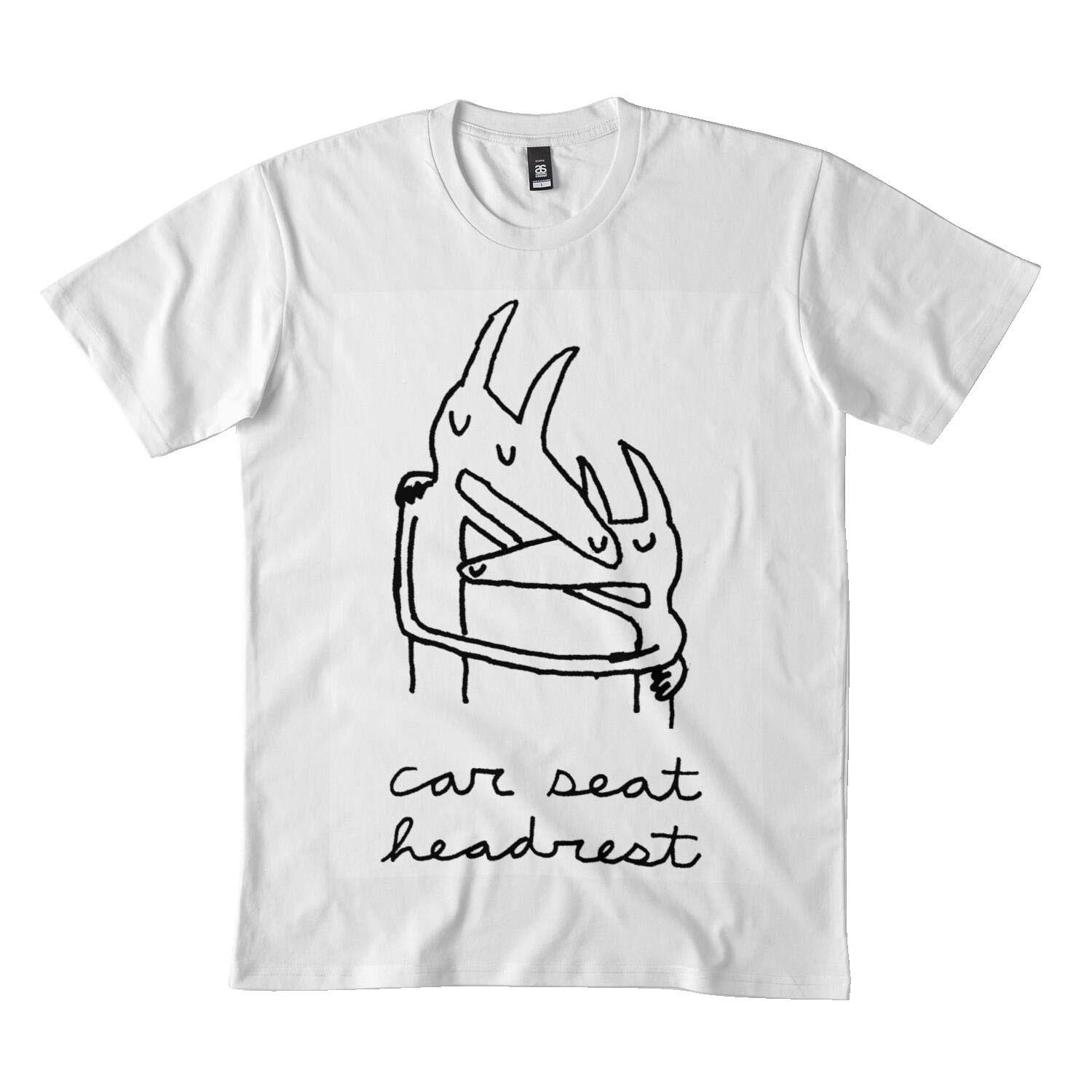 Car Seat Music Band Headrest Classic TShirts for Men TShirts for Women DMN short Sleeve TShirt Hoodie Crewneck Black