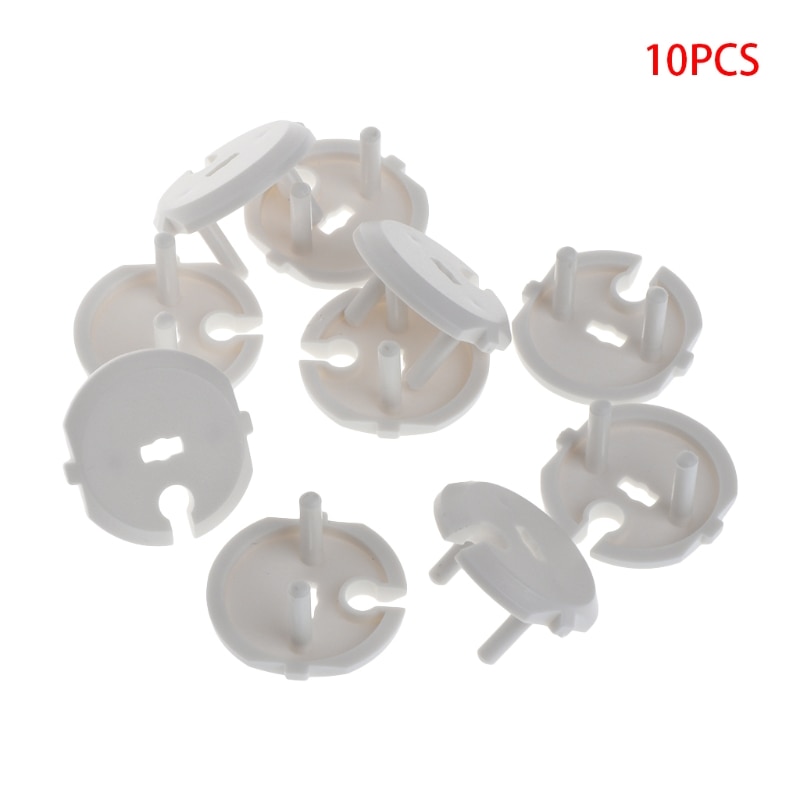 French Standard Plug Socket Protective Cover Set Baby Child Safety Kit of 10 Outlet Cover Children Care