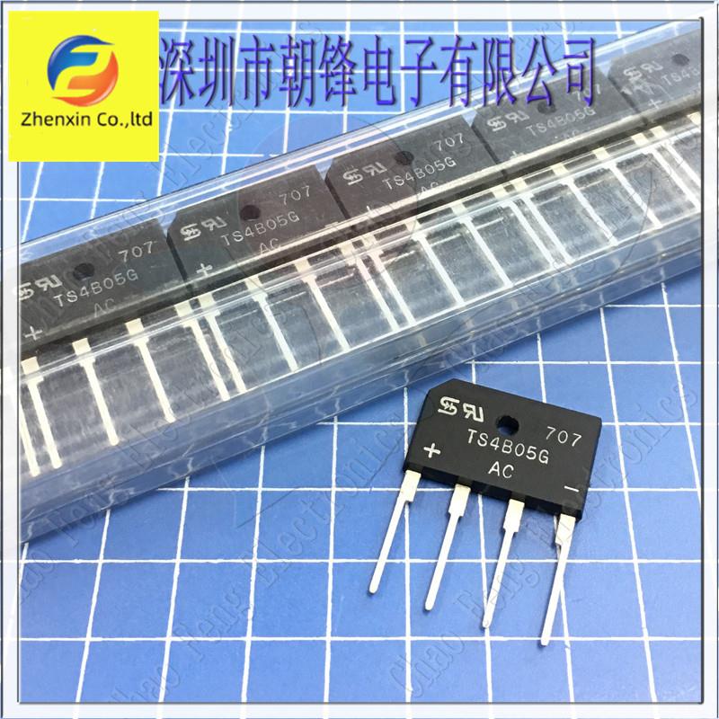 10pcs original new TS4B05G rectifier bridge 4A 600V ZIP-4