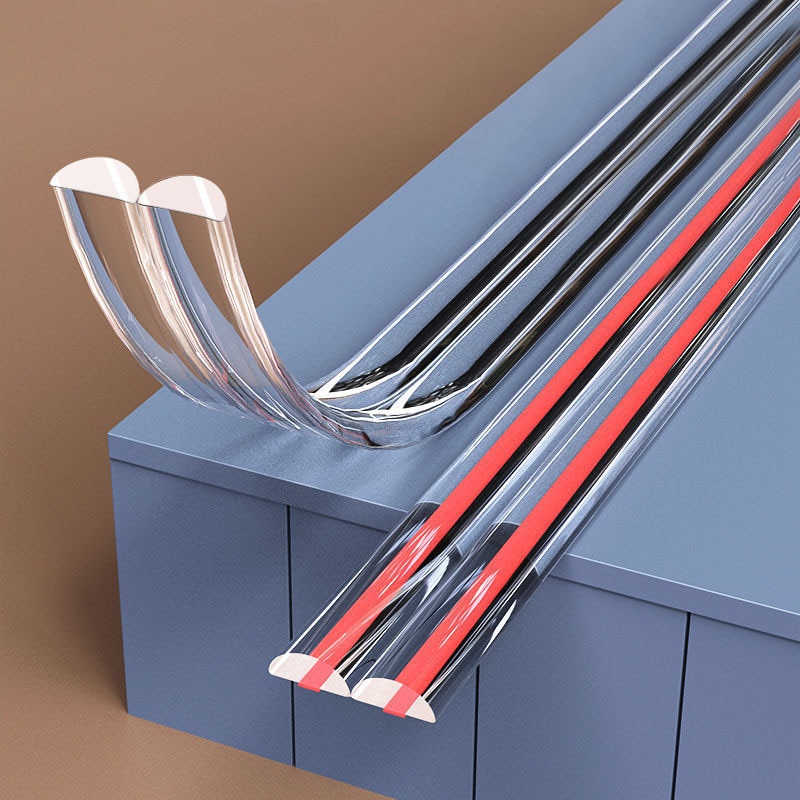 Corner Protector Strip Transparent PVC Soft Anti-collision L Shape Children Safety Guards Edge Home Supplies
