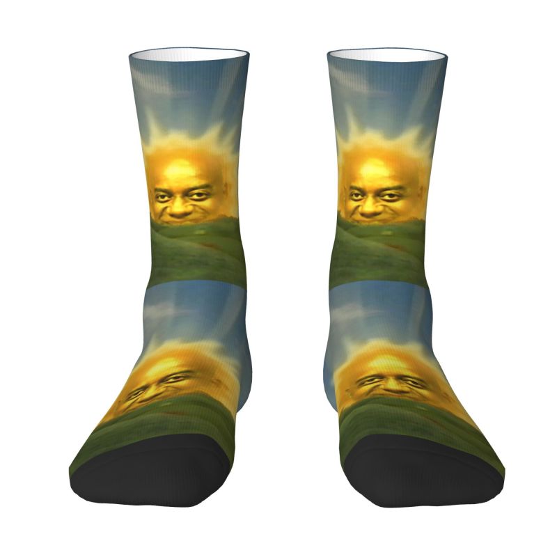 Kawaii Men's Ainsley Harriott In The Sun Sunrise Dress Socks Unisex Comfortable Warm 3D Printed Tv Show Meme Crew Socks