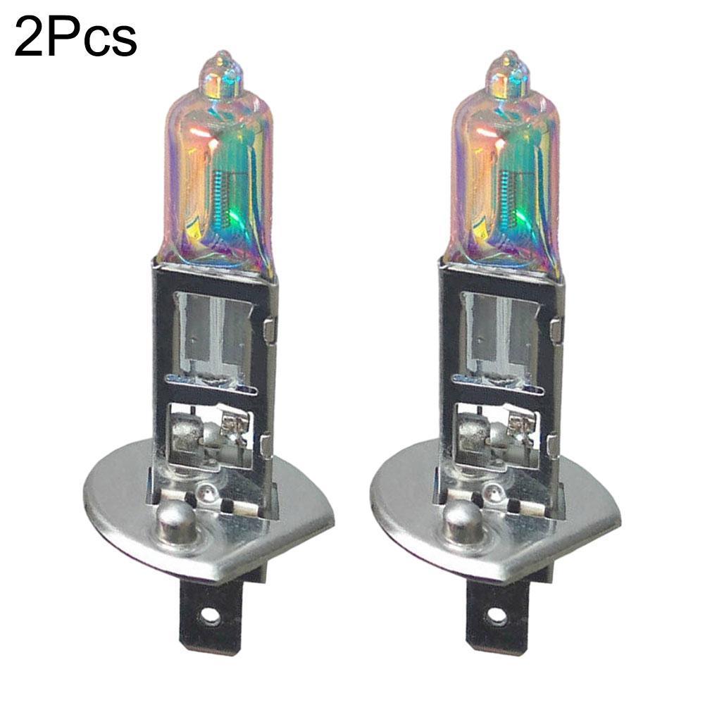 2pcs H1 Xenon Quartz Halogen Bulb Bulbs 55W All Weather Light Bright Headlamps 12V Fog Car for Hid 5000K 1300Lm Quartz Auto