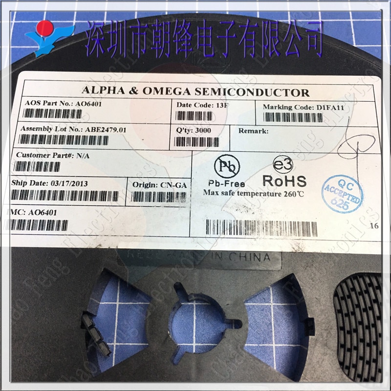 20pcs original new AO6401 SOT23-6