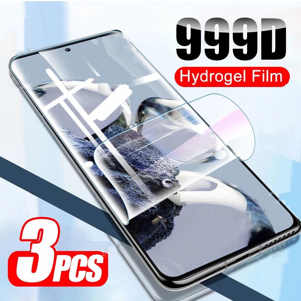 3PCS Hydrogel Film For Xiaomi 12T Pro Film Screen Protector For Xiaomi 12T 12T Pro Protective Film