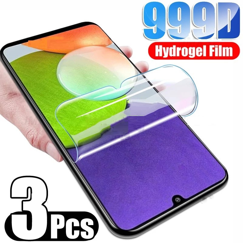 3PCS Hydrogel Film For Samsung Galaxy A01 A11 A21 A31 A41 A51 A71 Protective Film On Samsung M01 M11 M21 M31 M51 A10 A20 A30 A50