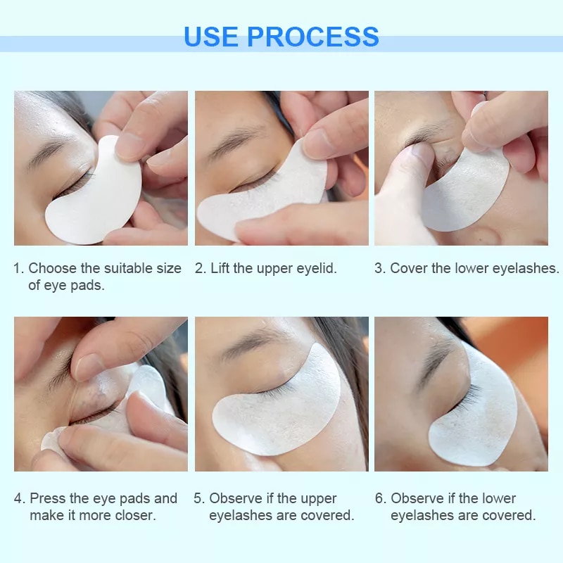 NEW New Paper Patches Eyelash Under Eye Pads Lash Eyelash Extension Paper Patches Eye Tips Sticker Wraps Make Up Tools