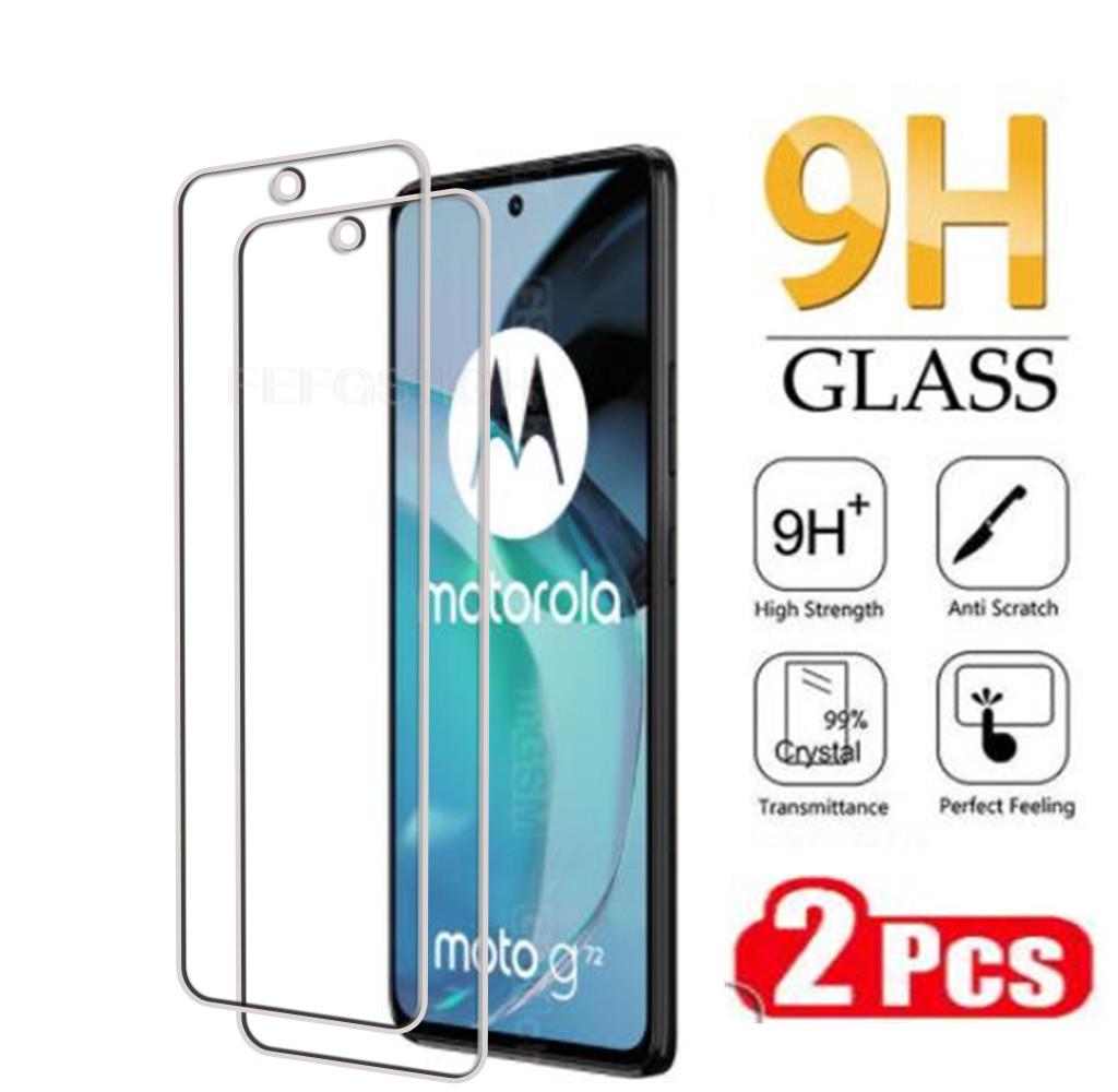 2PCS HD Original Protection Tempered Glass For Motorola Moto G72 6.55" MotoG72 G 72 Screen Protective Protector Cover Film