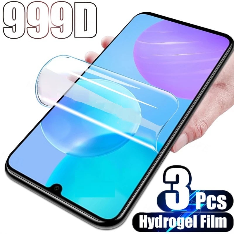 3PCS Screen Protector for Huawei P40 P20 P10 P9 P8 Lite Pro E 2017 2019 Hydrogel Film for Huawei P smart Z 2020 2021 P30 film
