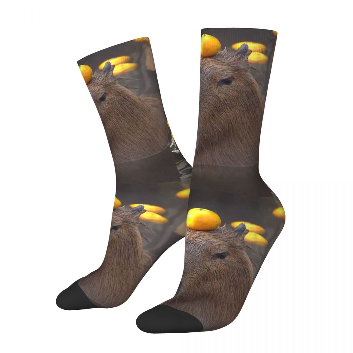 New Men's Socks Casual Capybara Funny Meme Sock Animal Sport Women's Socks Spring Summer Autumn Winter