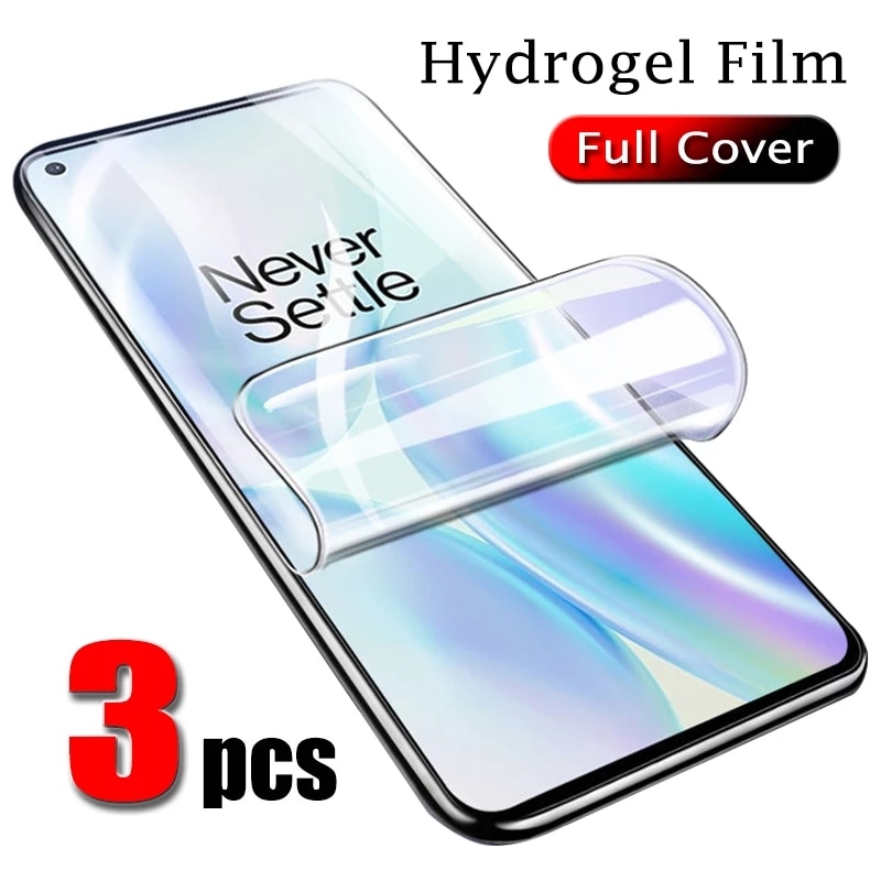 3PCS Soft Hydrogel Film For Oneplus 7 Pro 7T 6 6T 5 5T Full Screen Protector For Oneplus 8T 8 Lite Protective Film Not Glass
