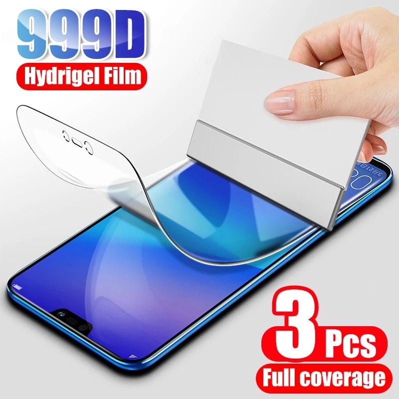 3PCS Hydrogel Film For Huawei Y7 Y6 Y5 Y9 Prime 2018 2019 Y5 Lite Protective Film For Huawei Y9S Y8S Y8P Y7P Y6P Y5P Y6S Film