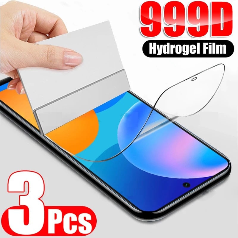 3PCS Hydrogel Film For Huawei P30 P40 Lite P50 P20 Pro P10 P Smart 2019 Screen Protector For Huawei Mate 30 20 Lite P30 Film