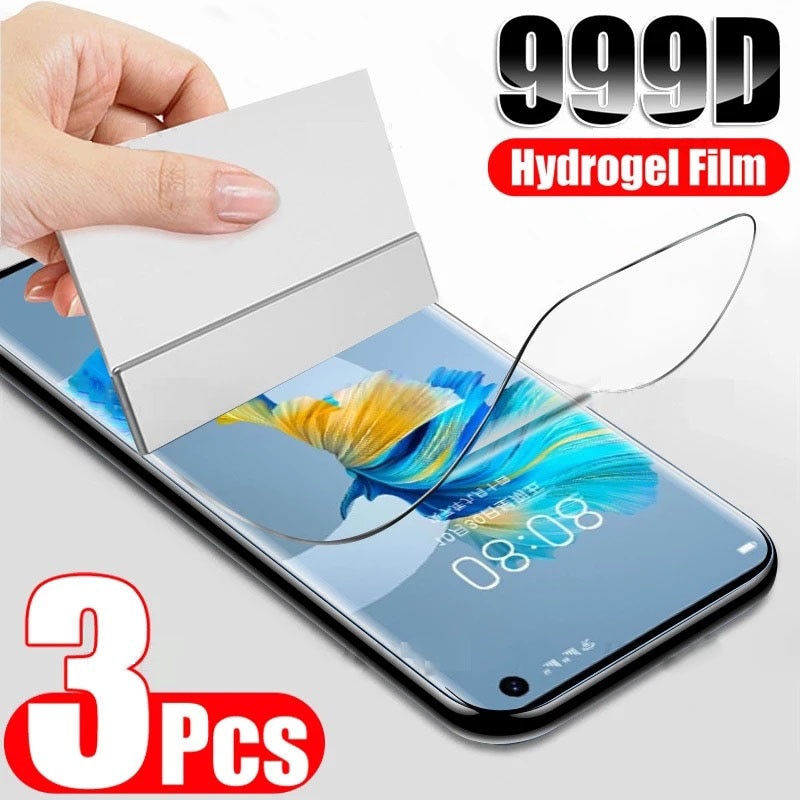 3PCS For Huawei Enjoy 50 Pro 50z Hydrogel Film For Huawei Nova Y61 Y90 Y70 Plus Screen Protector Protective Film