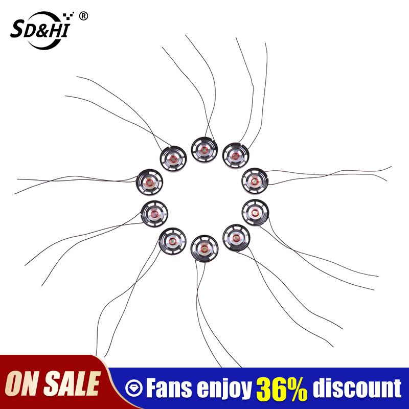 10pcs/lot New Ultra-thin Toy-car Horn 8 Ohms 0.25 Watt 0.25W 8R Speaker Diameter 27MM 2.7CM With Wire