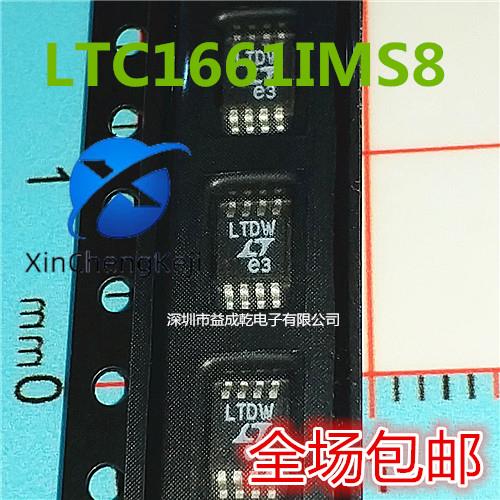 30pcs original new LTC1661IMS8 LTC1661 silk screen LTDW MSOP8 digital to analog converter chip
