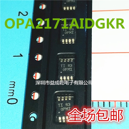 10pcs original new OPA2171AIDGKR OPA2171AIDGKT silk screen OPMI TSSOP8 chip